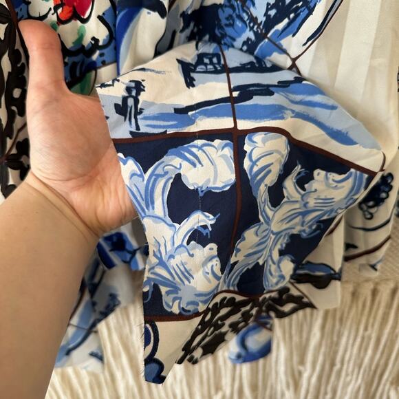 Tory Burch Sunburst Pleated Skirt - Picture 7 of 10